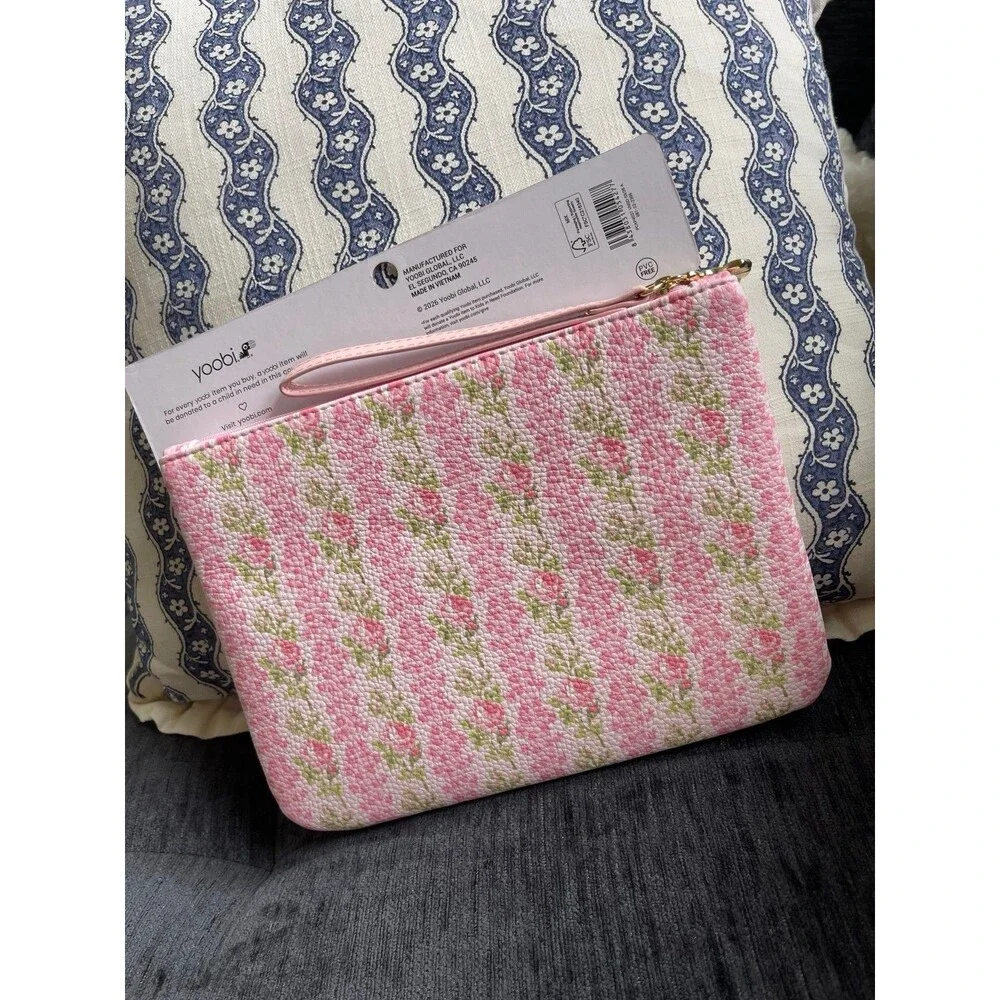 Love Shack Fancy Target - Yoobi Blooming Heirloom Flat Zip Pencil Case